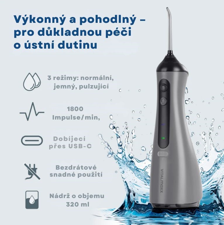 VitalMaxx AKU Ústní sprcha 16666 (2)